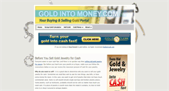 Desktop Screenshot of goldintomoney.com